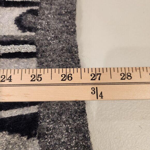 IB Diffusion Vintage Womens Silk Rabbit Angora Knit Geometric Sweater Size Small - Picture 7 of 10